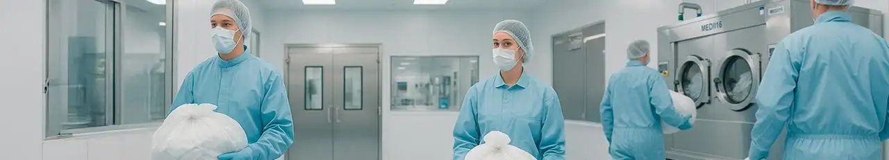 Оборудование прачечной для фармацевтического завода