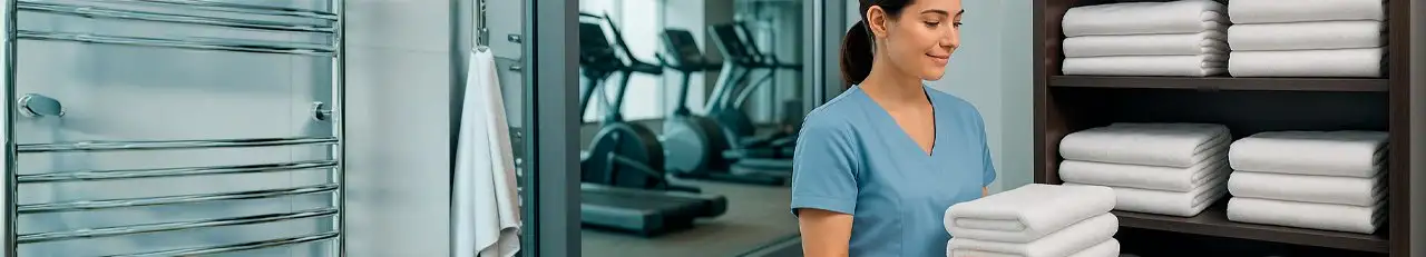 Оборудование прачечной фитнес-центра